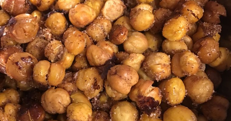 Crunchy Chickpeas – healthy flavorful snack ;)